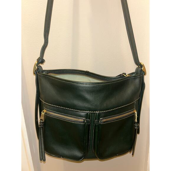 COACH Andie Shoulder Bag C5433 Smooth Leather Amazon Green - Picture 1 of 6
